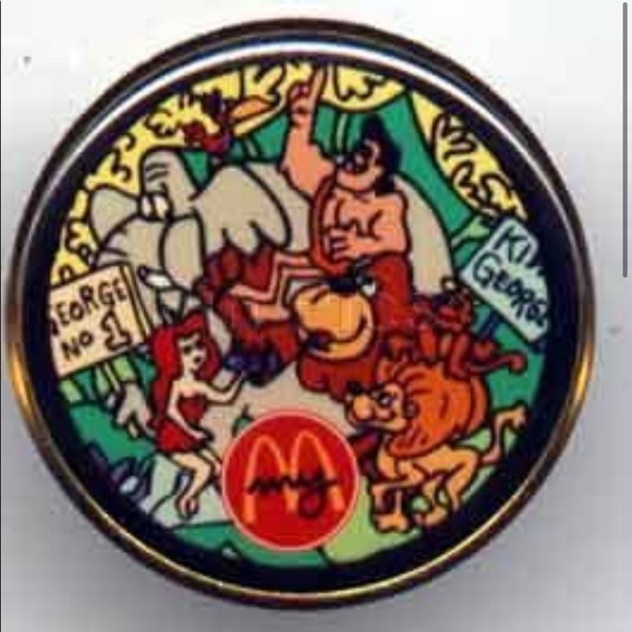 Vintage McDonalds George of the Jungle pin - Picture 1 of 3
